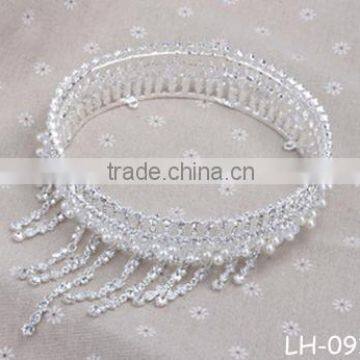 The bride wedding jewelry diamond tire round crown hair accessories