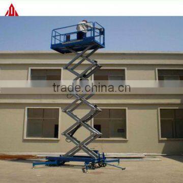 300kg Mobile hydraulic electric mini scissor lift table/ working height: 14m