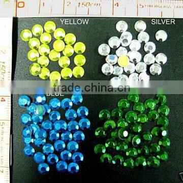 576pcs Rhinestuds 5MM Fauced stud Hot Fix Iron on 4grs