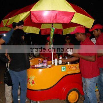 Cart with steamer