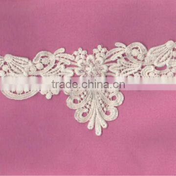 2016 New Chemical Water Soluable Lace Halter Neck Wedding Dresses photo-2