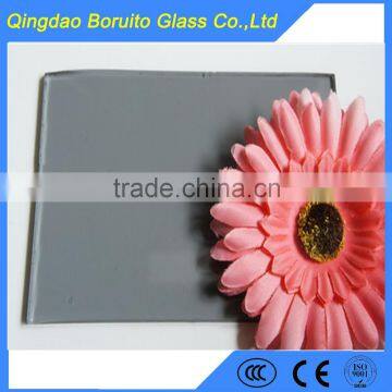 6mm grey color float glass price