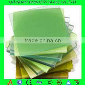 10mm+0.76+10mm Colored Tempered Laminated Glass photo-2