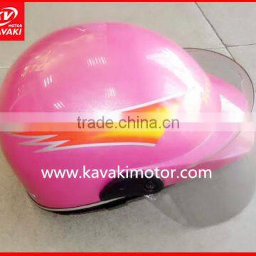 Lovely pink crash helmet for lady girl Popular color and model