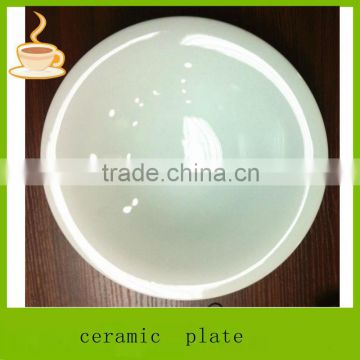 9'' hotel used dinner plates / white porcelain wholesale dinner plates / hotel porcelain dinner plates