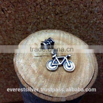 Jewelry Wholesale!!!2016 silver charm DIY 925 sterling silver charm bike silver