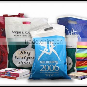 High Quality Printing Plastic Ldpe punch die cut shopping Bag