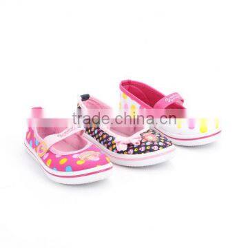 girl's canvas shoes with injection pvc out sole,pumps shoes&sneakers