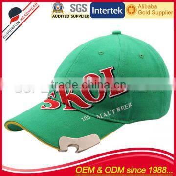 cheap high quality bottle opener baseball cap made in China