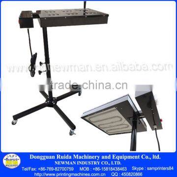 Manual 4 Color 1 Station Table Top Rotary Silk Screen Printing Machine With Some Printing Materials for Flat Items photo-3