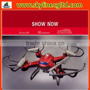 China shenzhen 3.7V/750mAH Li-po battery 360 flip fpv quadcopter remote control LED screen drone with cameras for kids