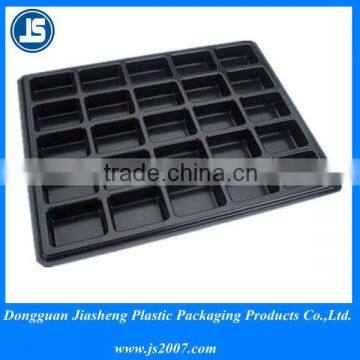 Black high quality electronic plastic tray insert