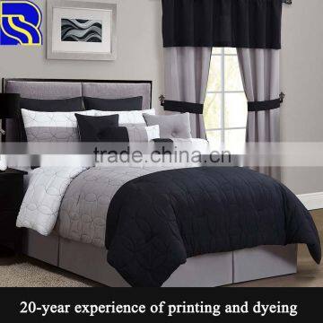 Clearance white easy care hotel pillowcase bedding set