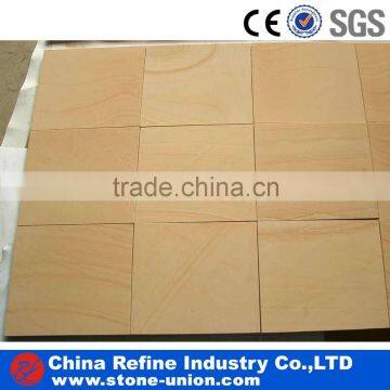 China wholesale price yellow sandstone tile