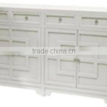 Chinese antique wooden cabinet with 4 drawers 4 doors LWC488