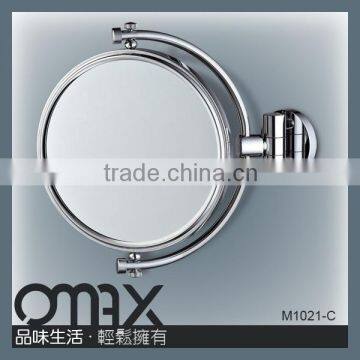 Double Sides Swivel Brass Hanging Wall Shaving Mirror for Men's Gift