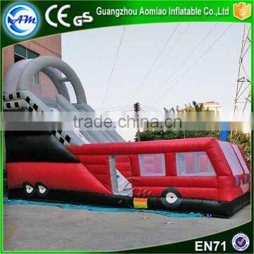 Giant Inflatable Fire Truck Water Slide Home Inflatable Water Slide Inflatable Monster Truck for Adult photo-3