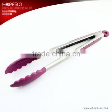 HS-FT098 Heat resistant silicone spatula tongs food tongs                        
                                                Quality Choice