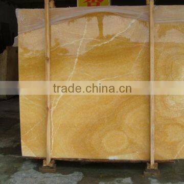 first quality brown coffee yellow onyx marble tile slab