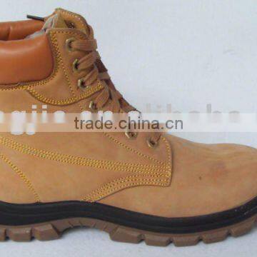 leather safety shoe 9512 steel toe