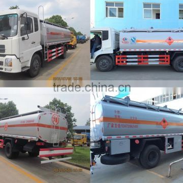 Dong Feng 12000 liter oil tank truck, 12000 liter fuel tank truck, 12 m3 refueling tank truck.