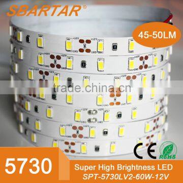 led strip light 12v 5730 led strip 300 leds per meter waterproof non-waterproof type