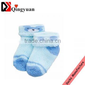 lovely baby socks with jacquard