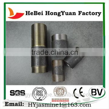 ss400 q195steel pipe fittings nipple elbow Hebei factory