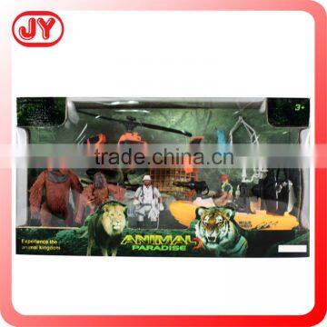 Wholesale plastic wild animals model sets toy