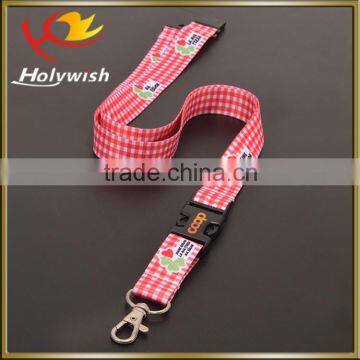 Cheap Custom Polyester Heat Transfer Printed Lanyard no Minimum Order