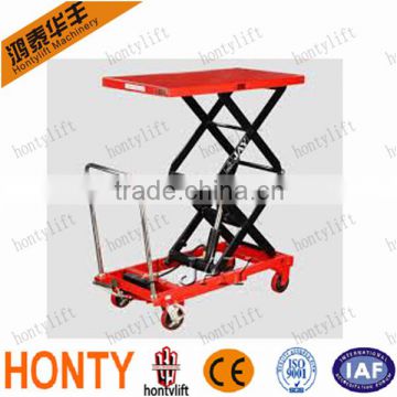 Hot sell Movable Manual or Electric Motor hydraulic pallet lift