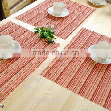 kitchen table placemats/custom made placemats/woven vinyl placemats