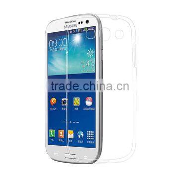 China low price products Ultra thin transpatent tpu mobile case for samsung galaxy s3