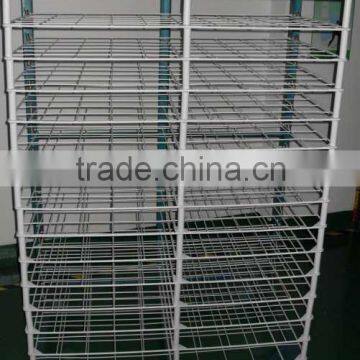 15 tier Powder Coating Mesh Drying Rack