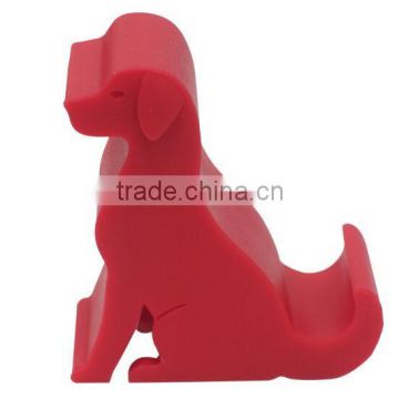 Cute dog shape desk silicone holder hands free