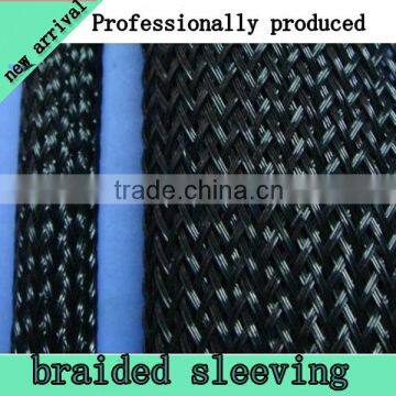 Hot sale PET braided expandable sleeve for fibre protection