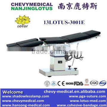 13LOTUS-3001E Manual X Ray Compatible Operating Theatre Bed medical equipment