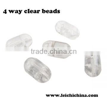 Top quality fishing 4 way clear beads