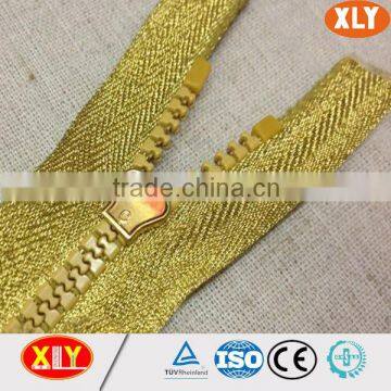 Fashion Gold Teeth and Tape Open End Plastic Zipper photo-3