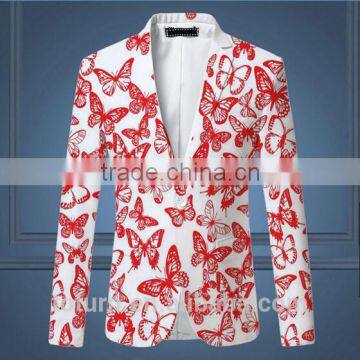 latest casual stylish fancy boys custom buttons fabric to made mans slim fit crests suits fashion new designs jacket mens blazer