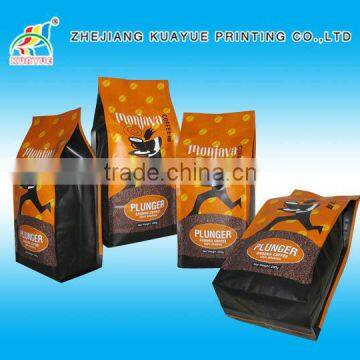 Customized Hot Sale Coffee Packaging Bags, Coffee Bag with Valve, Resealable Coffee Bag