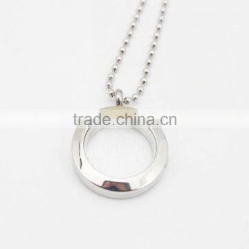 High Quality Stainless Steel Locked Pendant Necklace