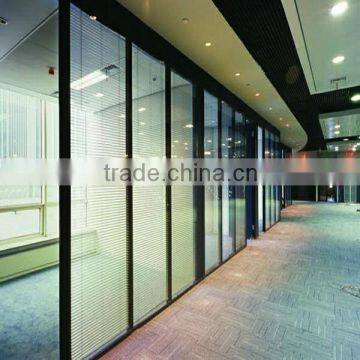 hollow glass exterior sliding glass walls aluminum partition wall