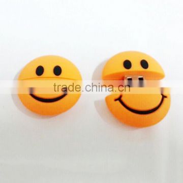 Customized 3D Rubber Smiley Face Cartoon Logo Usb Flash Drives 2.0 3.0