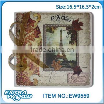 Paris artpaper cover agenda diary for souvenir gift