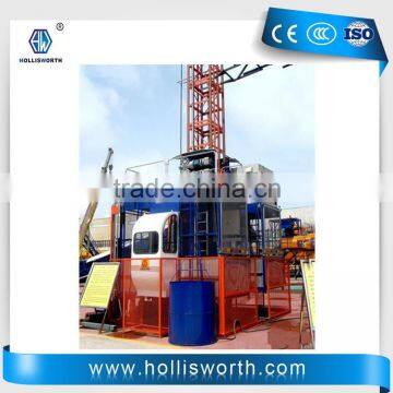 SC100/150/200 Single/Double Cage Construction Electric Building Hoist