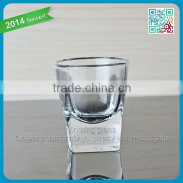 2015 Hot Selling Square Thick Bottom shot Glass Cup