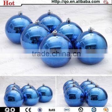 2015 cheap wholesale plain glitter christmas decoration balls