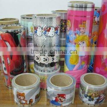 Heat transfer printing film for plastic pvc