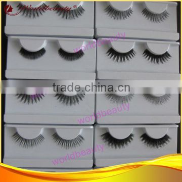 Factory supply 2015 New style 100% human hair eyelash